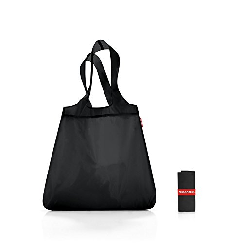 reisenthel Mini Maxi Shopper - Faltbarer kompakter Rucksack -wasserabweisend, Farbe:schwarz von reisenthel