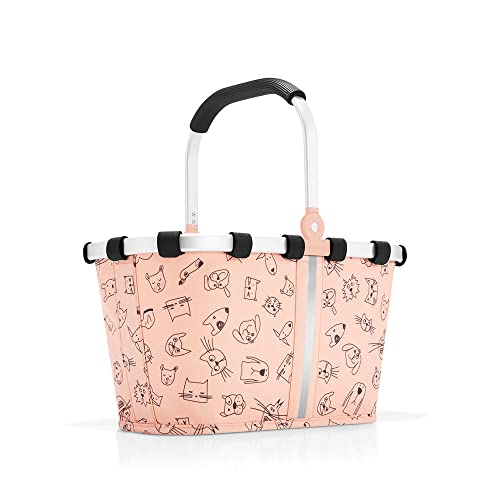 reisenthel carrybag XS Kids Einkaufskorb 33,5 x 18 x 19,5 cm / 5 l/Cats and Dogs Rose von reisenthel