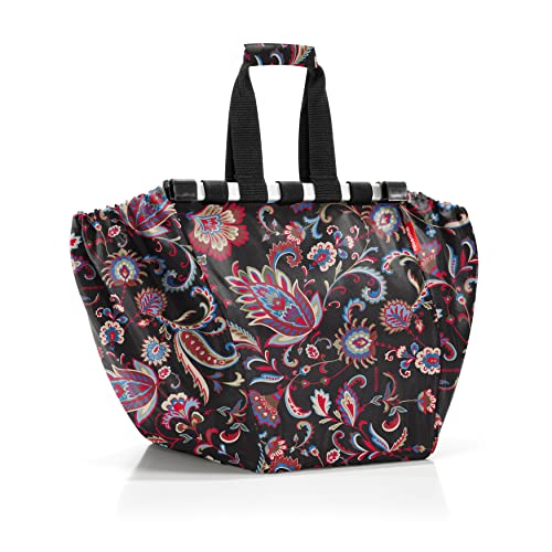 reisenthel easyshoppingbag Vielseitiger Shopper Im praktischen Design zum Zusammenrollen, Farbe:paisley black von reisenthel