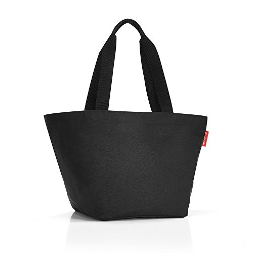 reisenthel shopper M schwarz – Geräumige Shopping Bag und edle Handtasche in einem – Aus wasserabweisendem Material von reisenthel