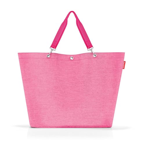 reisenthel shopper XL twist pink – Geräumige Shopping Bag und edle Handtasche in einem – Aus wasserabweisendem Material von reisenthel