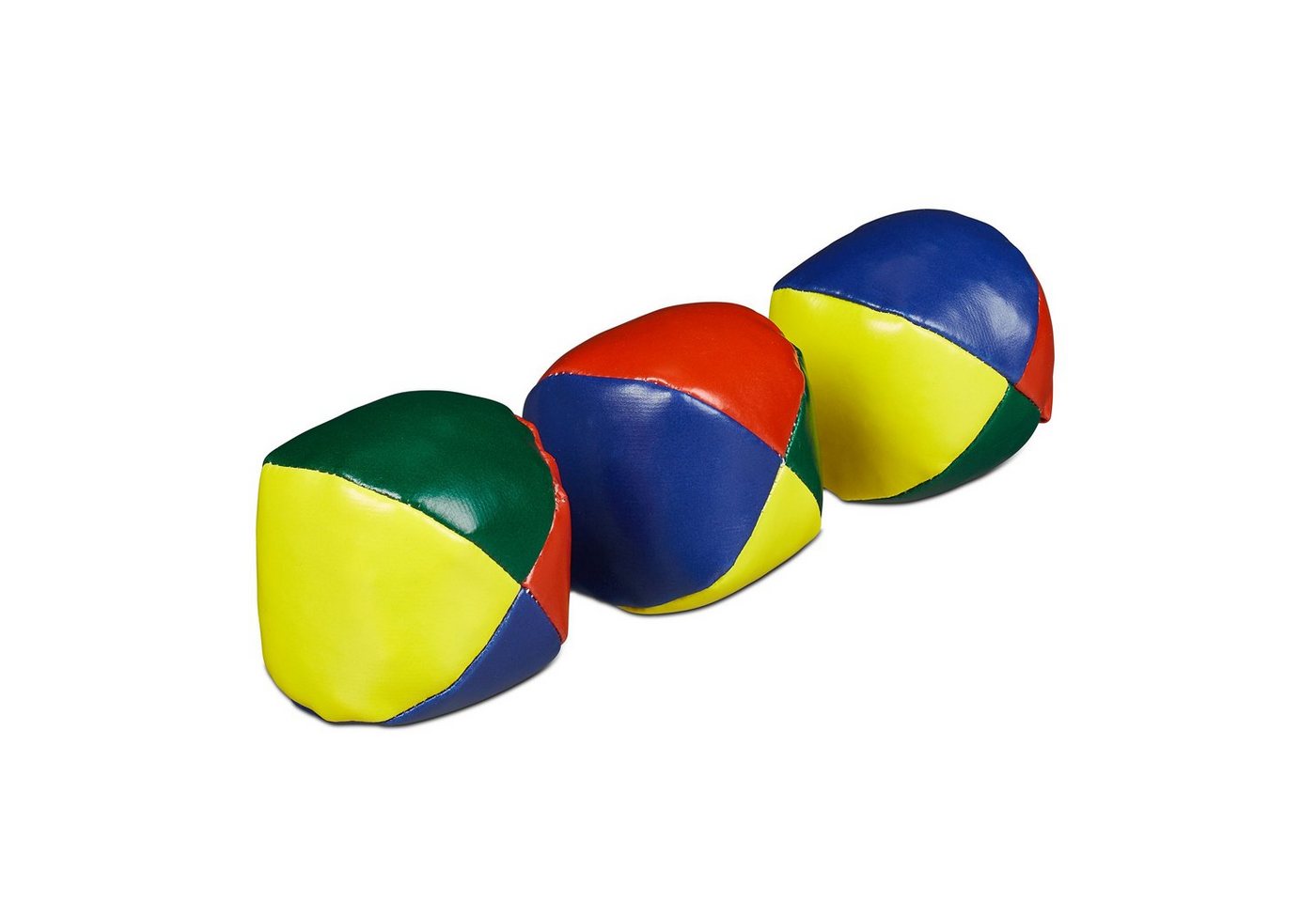 relaxdays Spielball Jonglierbälle 3er Set von relaxdays