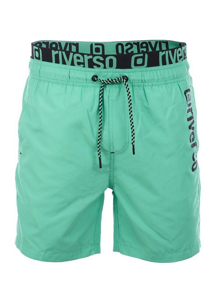 riverso Badeshorts Herren Badehose RIVBobby Regular Fit (1-St) Sportshorts mit Kordelzug von riverso