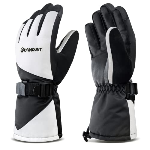 rivmount Winter-Ski-Handschuhe für Herren und Damen, 3M Thinsulate, hält warm, wasserdichte Handschuhe für kaltes Wetter draußen, RSG601 von rivmount