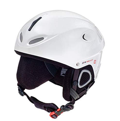rueger-helmets RW-640 mit Lautsprecher Skihelm Snowboardhelm Ski Snowboard Skisport Bergsport, Größe:L (59-60), Farbe:Matt Weiß von rueger-helmets
