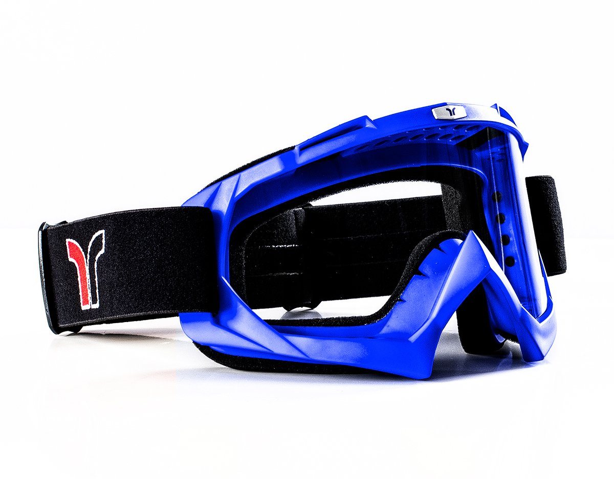 rueger-helmets Skihelm RB-970 Crossbrille Endurobrille Quadbrille Motocrossbrille ruegerRB-970 Crossbrille blau von rueger-helmets