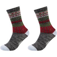 2er Pack s.Oliver Hygge Norwegian Crew Socken 9700 - dark grey melange 35-38 von s.Oliver