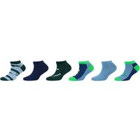 6er Pack s.Oliver Originals Bio-Baumwolle Motif Sneakersocken Jungen 5443 - stonewash 27-30 von s.Oliver