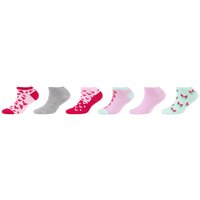6er Pack s.Oliver Originals Bio-Baumwolle Motif Sneakersocken Mädchen 7411 - brook green 35-38 von s.Oliver