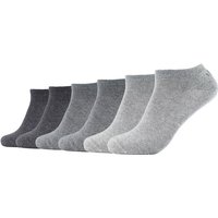 6er Pack s.Oliver Originals Bio-Baumwolle Sneakersocken 0008 - anthracite 43-46 von s.Oliver