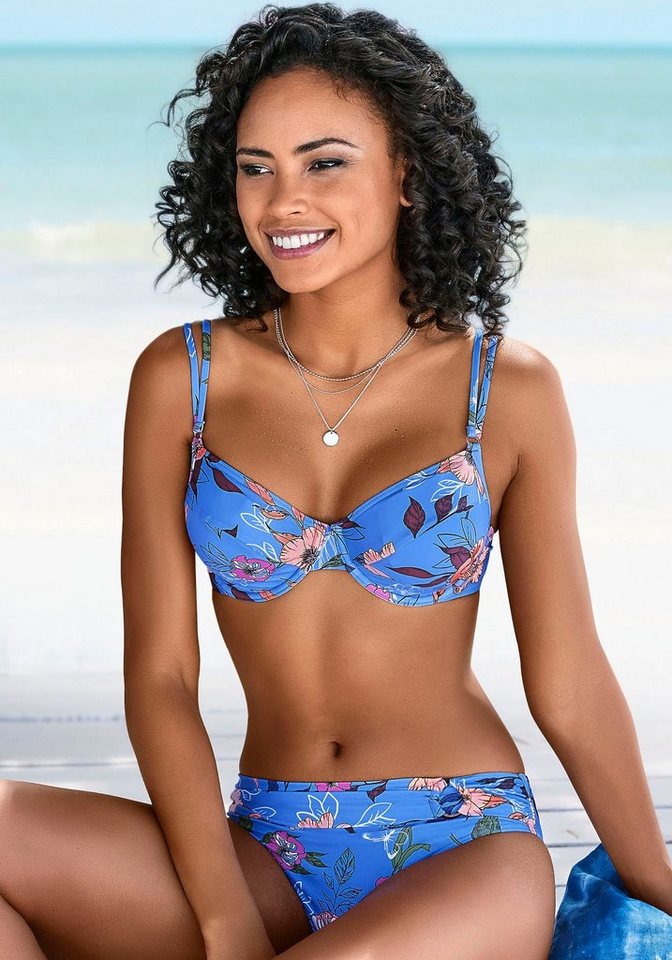 s.Oliver Bügel-Bikini-Top Maya, mit Doppelträgern und floralem Design von s.Oliver