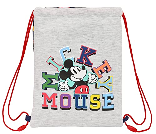 Flacher Schlafsack für Kinder, Motiv: Mickey Mouse "Only One", marineblau, Estándar, Casual von safta