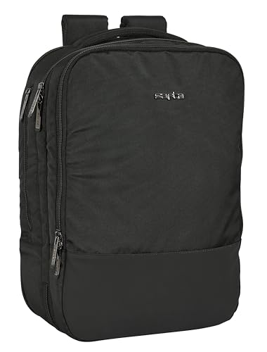 Safta Business Rucksack, tragbar, 39,6 cm (15,6 Zoll), Schwarz, Schwarz, Estándar, Casual von safta