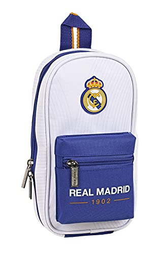 SAFTA Federmäppchen mit Rucksack, mit 4 Fächern, Real Madrid 1. Equii. 21/22 von safta