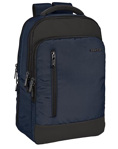 safta - Laptop-Rucksack 15,6 Zoll + Tablet + USB Business Dark Blue 29 x 44 x 15 cm, mehrfarbig (642201894) von safta