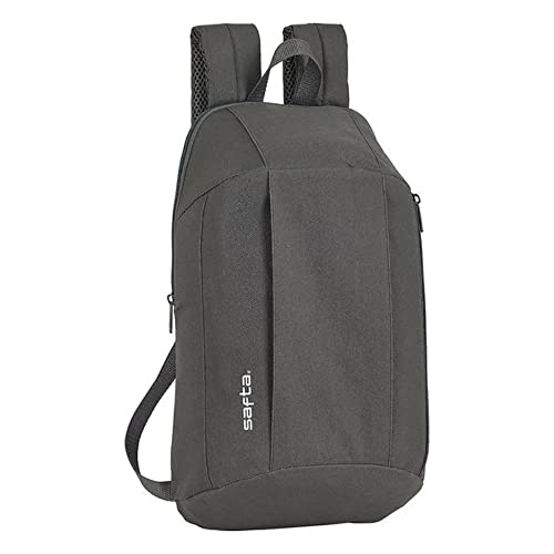 safta Gürteltasche mit Außentasche, grau, M, mini rucksack von safta