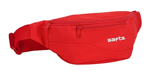 Safta Mini Rucksack für den täglichen Gebrauch, rot, M, bauchtasche von safta