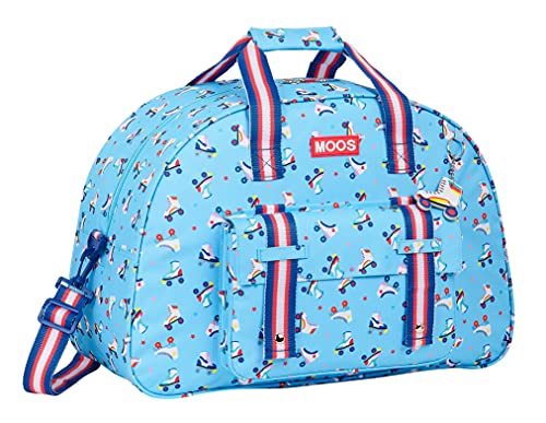 safta Moos Rollers, Hellblau/mehrfarbig, 480x210x330 mm, sporttasche von safta