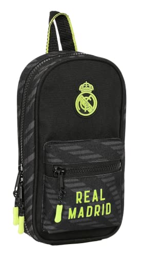 safta Unisex Kinder Artikel Federmäppchen Rucksack C/4 Port.gefüllt Real Madrid 3. Team 22/23, bunt, Medium von safta