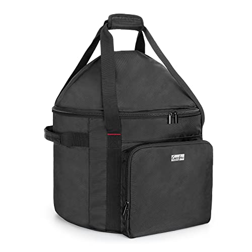 samdew Grill Tasche Kompatibel mit Weber Smokey Joe Original Holzkohlegrill 37 cm, Grill Abdeckung Kompatibel mit Weber Smokey Joe Premium 14 Zoll Tragbarer Grill, Nur Tasche von samdew
