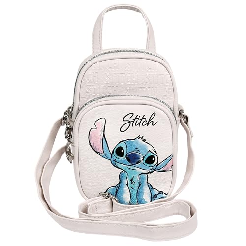 Disney Stitch Ecru Mini-Tasche, Umhängetasche 17x11x5 cm von sarcia.eu