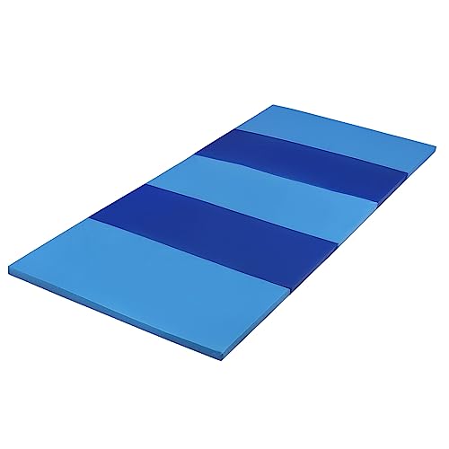 PLUFSIG Faltbare Gymnastikmatte, 78x185 cm (Blau) von sarcia.eu
