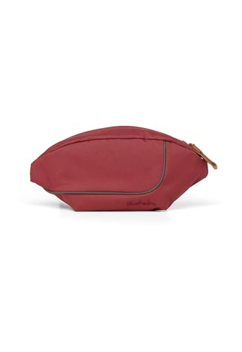satch Cross Easy Bauchtasche Hip Bag für Teenager mit Reißverschlussfach Pure Red - Rot von satch