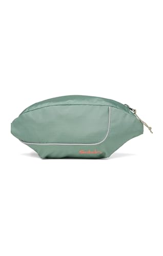 satch Cross Easy Bauchtasche Hip Bag für Teenager mit Reißverschlussfach Ripstop Green - Hellgrün von satch