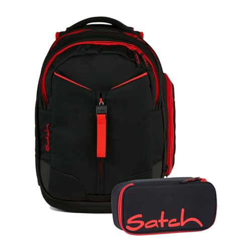 satch Match Schulrucksack Set 2tlg. (Fire Phantom) von satch