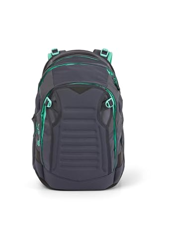satch match Schulrucksack ergonomisch, erweiterbar auf 35 Liter, extra Fronttasche von satch