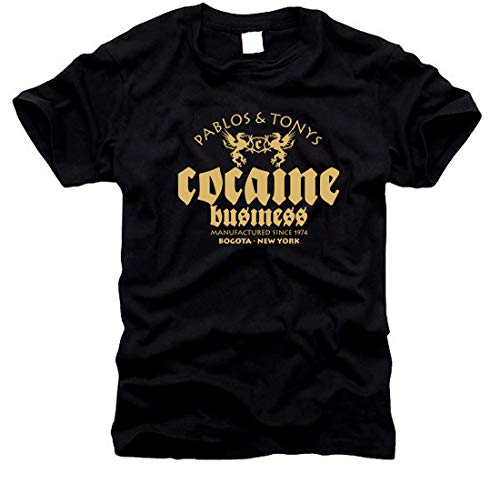 Pablos & Tonys Cocaine Business, T-Shirt, Gr. M von shirtstore