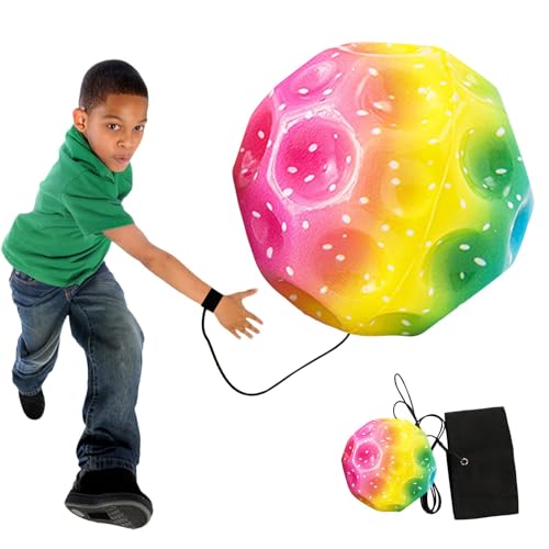 Handgelenk-Return-Ball für Kinder, Return-Bälle mit Handgelenkschlaufe - Handgelenk-Rebound-Ball an einer Schnur | Sport-Handgelenkball, lustiges Einzelspieler-Spielzeug, Übungsspielzeug, verbessert d von shizuku