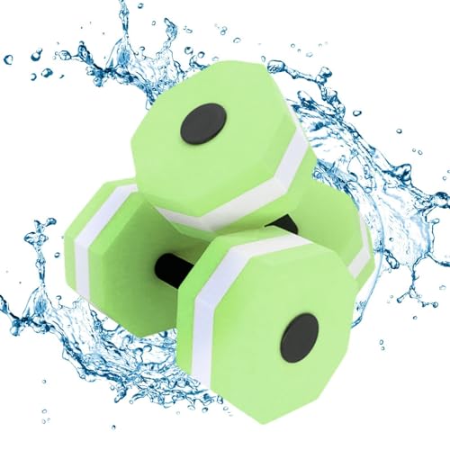 Poolgewichte,Wassergewichte | 1 Paar Hantel-Set aus hochdichtem EVA-Schaum für Aqua-Fitness | Aqua-Fitness-Langhanteln Übungshandstangen für Wassergewicht, Wasseraerobic von shizuku