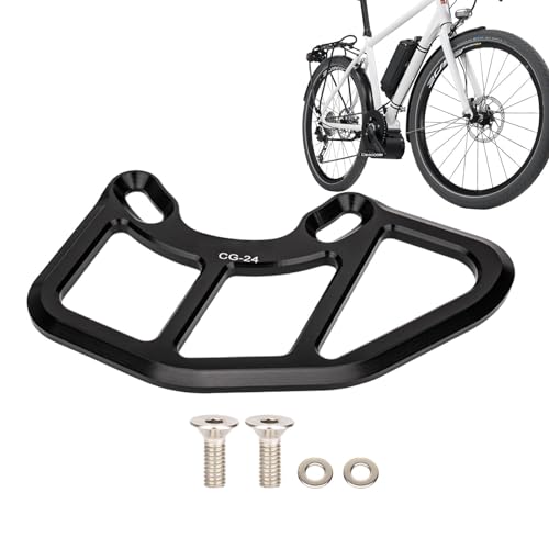 shjxi Fahrradkettenschutz,Fahrradkettenschutz - Fahrradkettengehäuse aus Aluminiumlegierung,Schutzabdeckung, Fahrradzubehör für Mountainbikes von shjxi