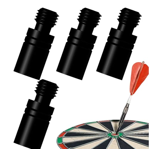 shjxi Messing Dart Gewichte Set, Einstellbare 2BA Gewinde Gegengewichte, 4 Präzisions-Balance-Akzentuator-Werkzeug für Profispieler und Amateure, Verbesserung der Stabilität und Genauigkeit, Schwarz von shjxi