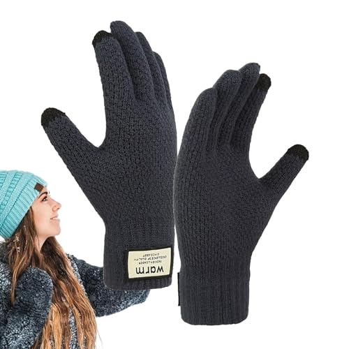 shjxi Warme Laufhandschuhe | Touchscreen-Handschuhe für Damen und Herren - Elastische Sport Warme und Winddichte Winterhandschuhe für Gartenarbeit, Skifahren, Fahren von shjxi