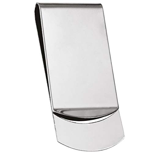 SILBERKANNE Geldklammer Money Clip 6x2,5 cm Premium Silber Plated edel versilbert in Top Verarbeitung von SILBERKANNE