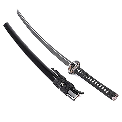 Siwode Katanas - Cloudy Dragon Handmade Full Tang Sharp Katana mit Legierung Tsuba, Samurai Japanisches Schwert (Hochkohlenstoffstahl 1060), 40-Zoll von siwode