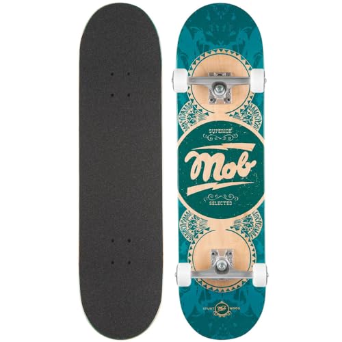 Mob | Gold Label - 8.25" | Skateboard Komplettboard | 7-lagiges Ahornholz Deck, Urethan-Rollen, Griptape, ABEC 7 Kugellager | Skateboards für Kinder, Teenager, Erwachsene von skatedeluxe