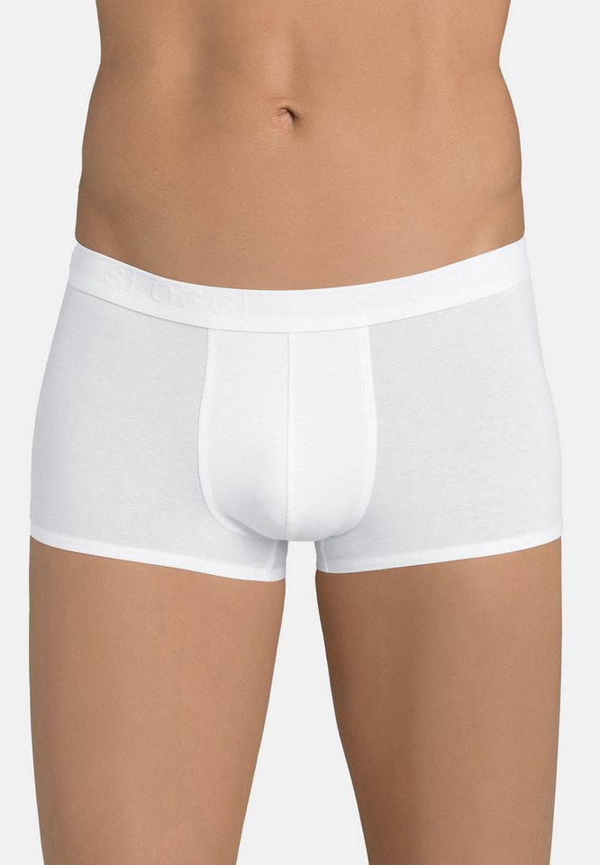 sloggi Retro Boxer 2er Pack 24/7 (1-St) Hipster Short / Pant - Baumwolle - ohne Eingriff von sloggi