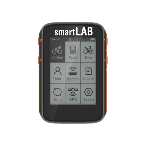 smartLAB bike1 GPS-Fahrrad-Computer mit ANT+ & Bluetooth für Radsport | Großer 2,4 Zoll LCD Display | Fahrradcomputer mit Kilometerzähler Fahrradtacho von smartLAB