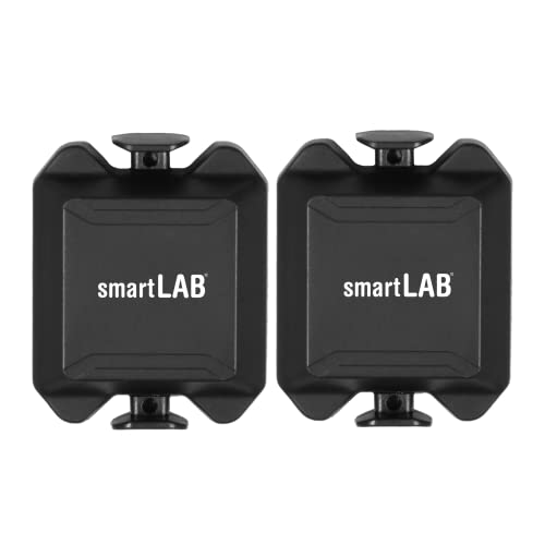smartLAB cadspeed Trittfrequenz u. Geschwindigkeitssensor für das Fahrrad | Ohne Magnete | Mit Bluetooth und ANT+ | Wahoo Fitness und viele andere von smartLAB