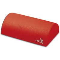 softX Lagerungsrolle halbrund (Größe: 25 cm|Farbe: Rot) von softX