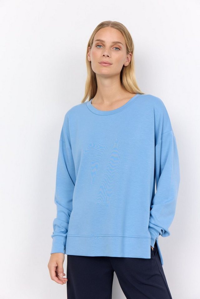 soyaconcept Sweatshirt - Langarmshirt - SC-BANU 164 SWEATSHIRT 6245 CRYSTAL BLUE von soyaconcept