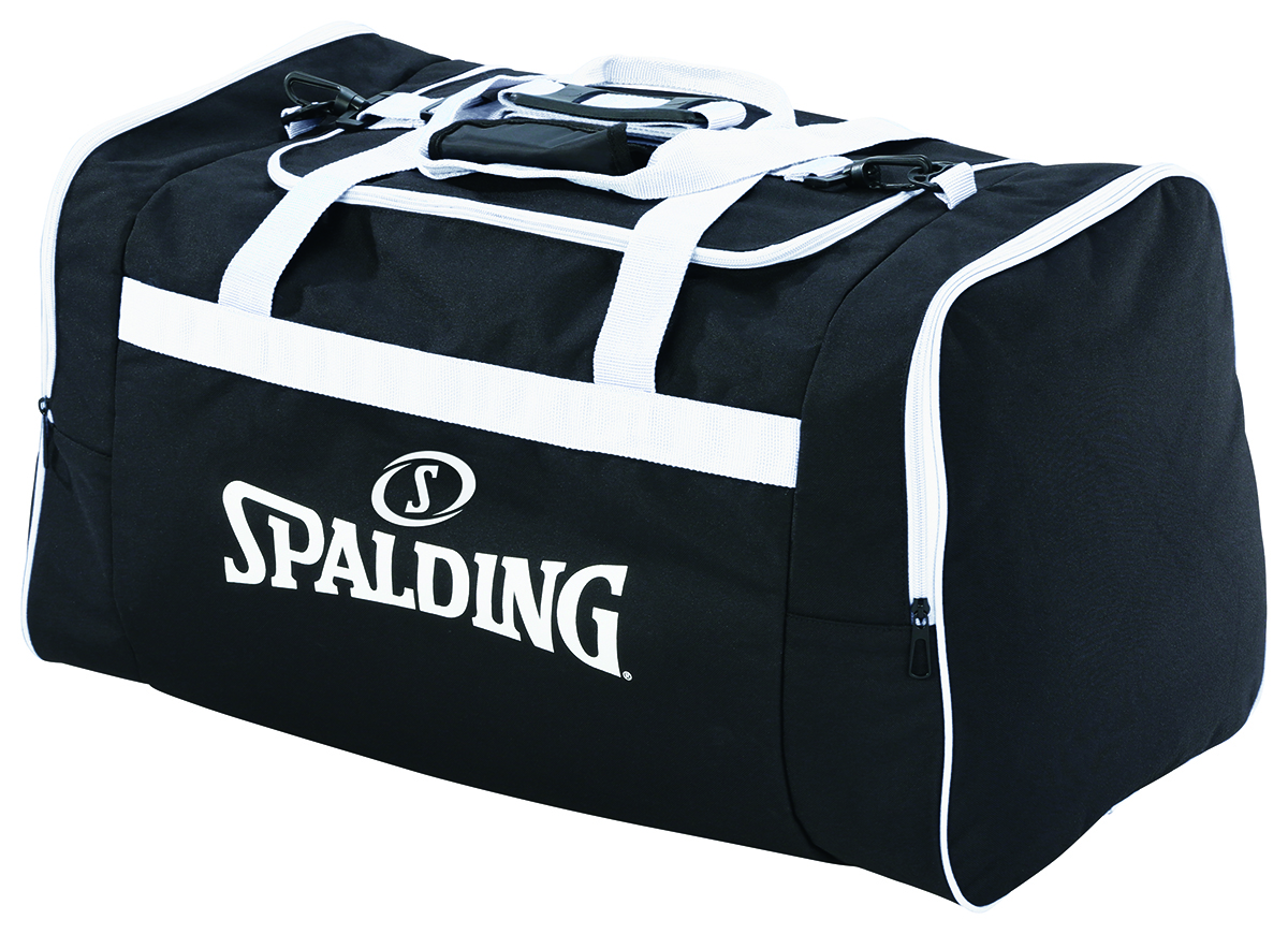 Spalding Unisex Team Bag Large Sporttasche L 60L schwarz/weiss 300453701 von Spalding