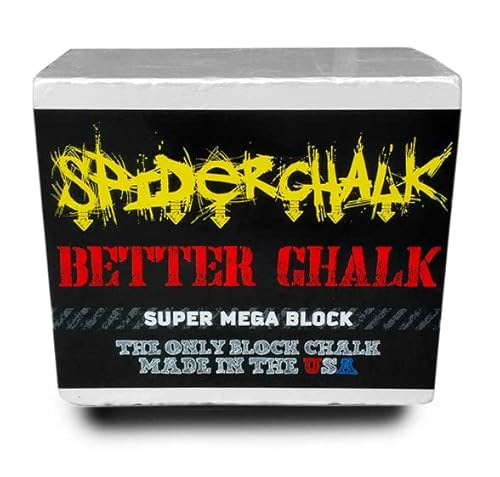 Spider Chalk 7oz. Super-Mega Gym Athletic Chalk Block - Pure Magnesium Carbonate - Lasts 2x Longer than Regular Chalk von Spider Chalk