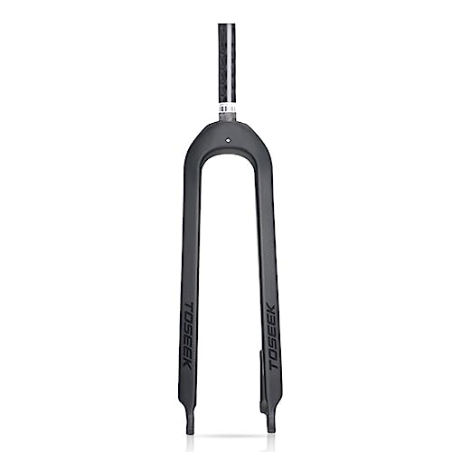 splumzer 1-1/8" 26/27,5/29" 3K T800 MTB-Gabel mit Fester Vollcarbon-Scheibenbremse 28,6 mm Threadless Straight Tube Superleichte Mountainbike-Vorderradgabel (27.5 Zoll) von splumzer