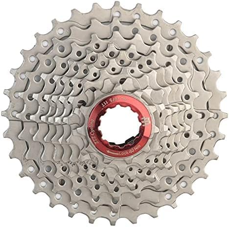 splumzer MTB Kassette, 8-11 Gänge, 11-50T, für Mountainbike, Rennrad, BMX, Schwarz, Aluminium (8-Speed-11-42T) von splumzer