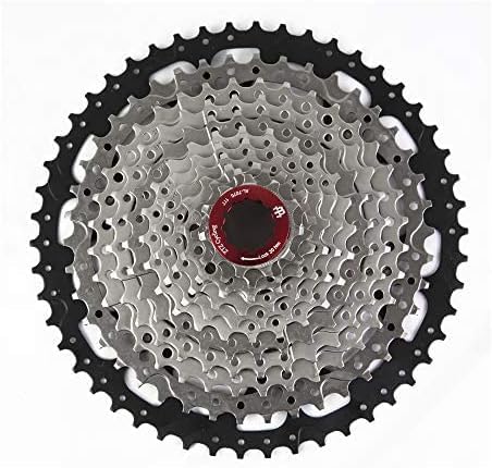 splumzer MTB Kassette, 8-11 Gänge, 11-50T, für Mountainbike, Rennrad, BMX, Schwarz, Aluminium (10-Speed-11-40T) von splumzer