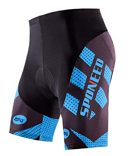 sponeed Herren-Radhose, gepolsterte Fahrradhose, Fahrradbekleidung, Hose von sponeed